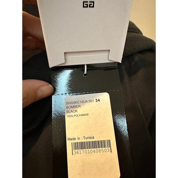 Givenchy Oversized hooded jersey/shell bomber Size 34/36 Fits US size 6 - Picture 10 of 10